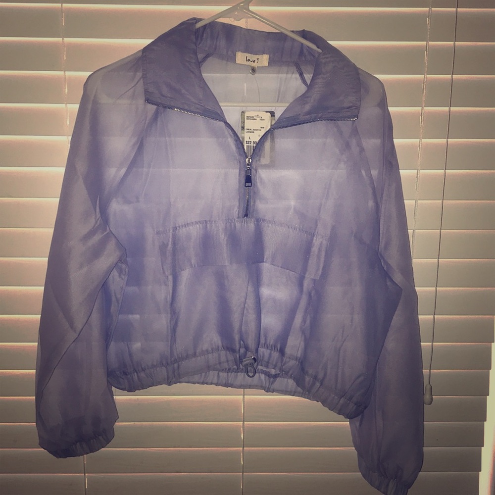 Sheer lavender jacket
